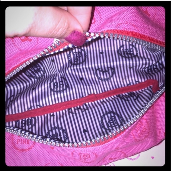 Vintage Victoria’s Secret Pink Monogram Cosmetic Bags Set of 3 - Picture 5 of 9